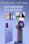 Quạt Tích Điện Cầm Tay HOKU Làm Mát Nhanh Chóng, 100 Cấp Độ Gió, Gấp Gọn, Tốc Độ Gió Siêu Mạnh-QCT09