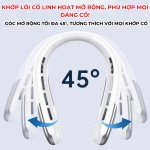 Quạt Đeo Cổ Làm Mát 360 Độ HOKU, 5 Mức Độ Gió, Pin 2400mAh, Sạc Điện, Nhỏ Gọn, Tiện Lợi - QDC05