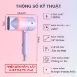 Máy Sấy Tóc HOKU Gấp Gọn, Tạo Kiểu, Công Suất 1500W, Sấy Nhanh, 2 Chế Độ - MST02