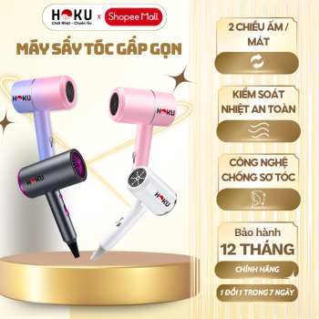 Máy Sấy Tóc HOKU MST02 – Gấp gọn, công suất 1500 W, sấy nhanh và bảo vệ tóc