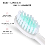 Bàn Chải Điện Cho Bé HOKU 4 Chế Độ, Đánh Sạch Răng, Chải Tự Động, Lông Bàn Chải Mềm Mại - BCD05